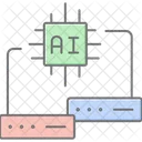 Ai Infrastructure Lineal Color Icon Icon