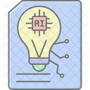 Ai Insights Lineal Color Icon Icon