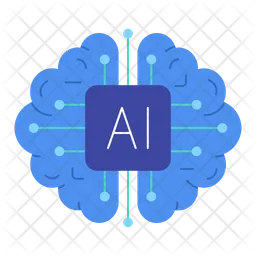 IA Inteligência Artificial  Ícone