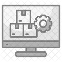 Inventory Warehouse Parcel Icon