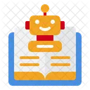 Robot Book Learning Icon