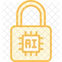 Ai Lock Duotone Line Icon 아이콘