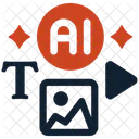 Ai media maker  Icon