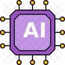 Microchip Ai Processor Electronic Device Icon