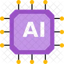Microchip Ai Processor Electronic Device Icon