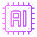 Microchip Artificial Intelligence Ai Icon