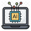 Ai Microchip Microchip Ai Processor Icon