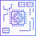 Ai Microchip Ai Processor Processor Chip Icon