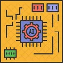 Ai Microchip Ai Processor Processor Chip Icon