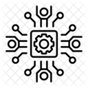 Ai Module Chip Microchip Icon