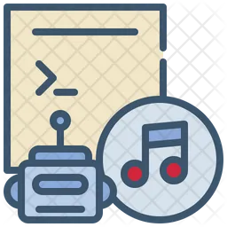 Ai Music File  Icon