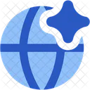 Ai Network Global Ai World Tech Icon