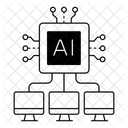 Ai Network Server Integration Data Processing Icon