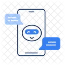 Ai On Mobile Intelligent Mobile Interaction Conversational App Icon Icon