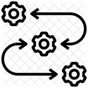 Ai Operation Reverse Process Hyperautomation Icon