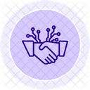 Ai Partnership Color Circle Icon Icon