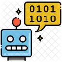Ai Pensando Robo Pensando Mente Ícone