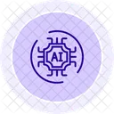 Ai Process Color Circle Icon Icon