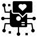 Processing Chip Heart Icon