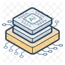 Ai Processor Ai Microchip Ai Microcircuit Icon