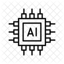 Ai Processor Ai Chip Ai Circuit Icon