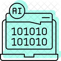 Código de programação de IA  Ícone