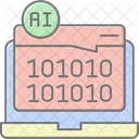 Ai Programming Code Lineal Color Icon Icon