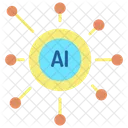 Iai Rede Ai Propagacao Ai Ícone