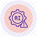 Ai Risk Management Color Circle Icon Icon