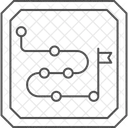 Ai 로드맵 씬라인 아이콘 아이콘