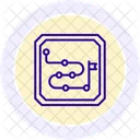 Ai Roadmap Color Circle Icon Icon