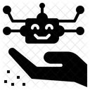 Mao Suporte Robo Icon