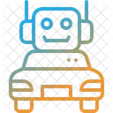 IA Inteligencia Artificial Carro Ícone