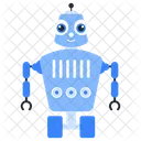 Robot Ai Hombre Bionico Humanoide Icono