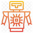 Roboter-KI  Symbol
