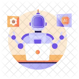 AI Robot  Icon