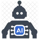 Ai robot process  Icon