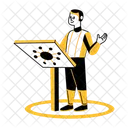 Ai Scientist Researcher Engineer Icon