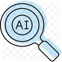 Ai Recherche Loupe Icône