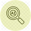 Ai Recherche Loupe Icône