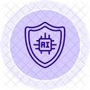 Ai Security Color Circle Icon Icône