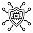 Ai Security Protection Cybersecurity Icon