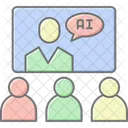 Ai Seminar Lineal Color Icon Icon