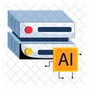 Ai Server Ai Hosting Intelligent Server Icon