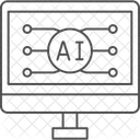AI 기술  아이콘