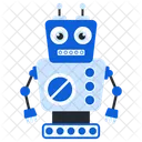 Nano Robot Bionic Man Humanoid Icon
