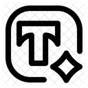 Ai Text  Icon