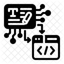 Ai Text To Code Code Generation Ai Prompt To Code Icon