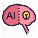 Ai Thinking Ai Brain Ai Idea Icon