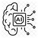 Ai Thinking Brain Mind Icon